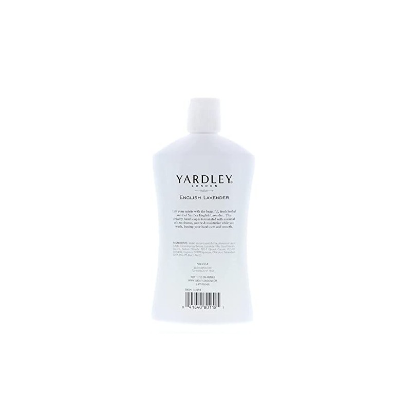 Yardley London English Lavender, Luxurious Hand Soap, Moisturizes & Soothes