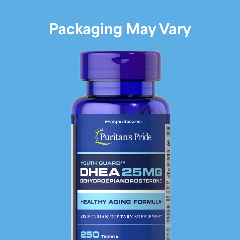 Puritan's Pride Youth Guard™ DHEA for Women and Men 25mg,