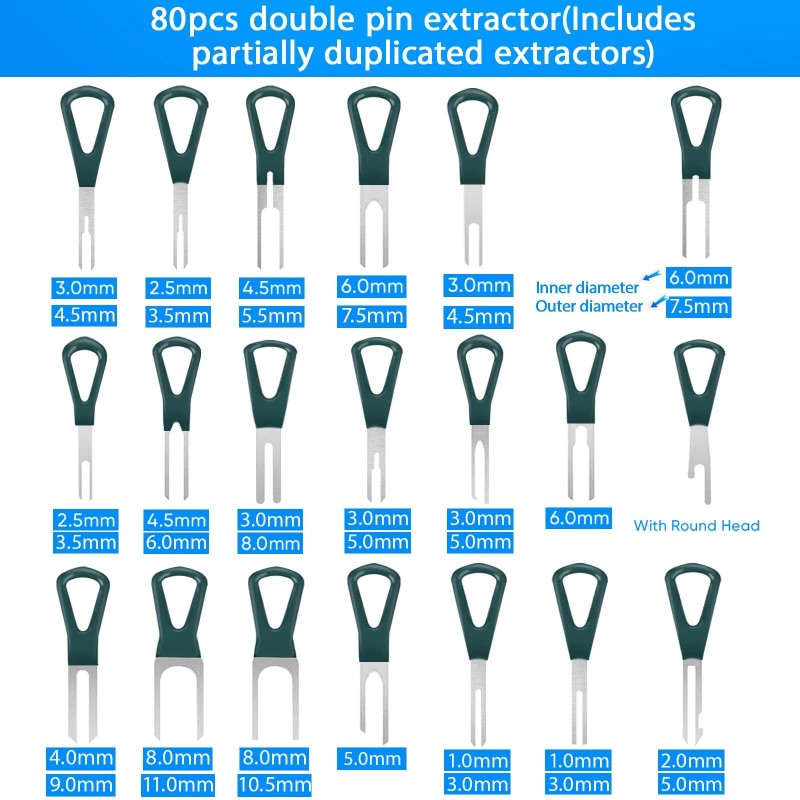 Kikerike 172 Pcs Terminal Removal Tool Kit - Pin Connector