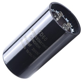 Seentech 340-408 uf/MFD 220-250 VAC ±20% CD60 Round Motor Start Capacitor 50/60 Hz AC Electric Motor Universal Fit for AC Motor Run or Fan Start and Cool or Heat Pump Air Conditioner