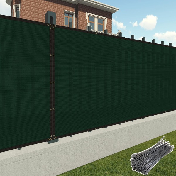 Patio 4' x 100' Fence Privacy Screen Green Commercial Grade