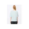 쉬즈미스 사틴 텍스처드 라운드넥 블라우스_SWWBLP22070 Satin Textured Round Neck Blouse_SWWBLP22070