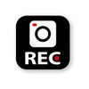 Reflective Sticker Kobo Drareko Sticker (Square REC/Black) (S) Retroreflective, Square