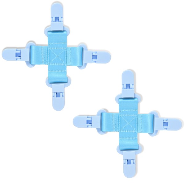 Vxyaaz 2 pcs Bed Sheet Detangler Reduces Laundry tangles，Keep Bed