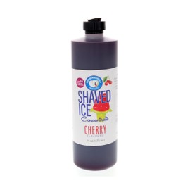 Cherry Hawaiian 🍧 Snow Cone Unsweetened Flavor Concentrate 16 Fl Oz Size (must add sugar and water)