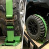 UTV Wheel Chock Tie-Down Kit - 4,500lb Break Strength Heavy