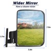 Universal Golf Cart Side Mirrors Rear View Mirror with Turn