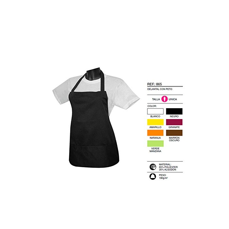 MISEMIYA - Grembiule Cuoco Unisex Chef Cameriere Grembiule da Cucina