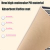 Coffee bar Mat & Dying Mats for Countertop, Quick Dry