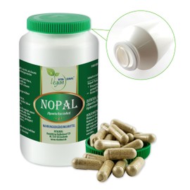 Vita Ideal Vegan® Nopal 3 x 360 Capsules – Figs – Cactus – Opuntia – Daily Serving 800 mg Fig Cactus Pure Powder Vegetable Natural and No Additives