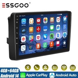 ESSGOO 4+64G Carplay Android14 Car Stereo GPS FM NAVI For Dodge Grand Caravan 2011-2020