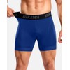 Bikewa Men's Cycling Underwear with Anti-Slip Leg Grips 4D Padded