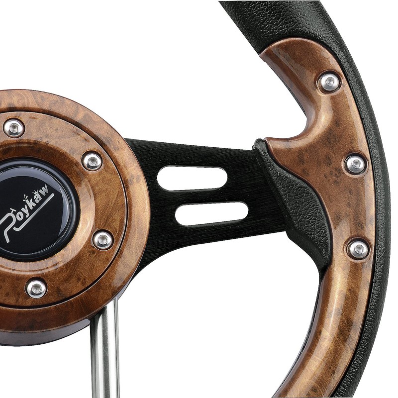 Roykaw Golf Cart Steering Wheel Compatible with Yamaha EZGO Club