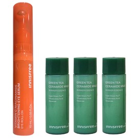 Innisfree Vitamin C Niacinamide Brightening Eye Serum 10mL+Milk Essence 25mlx3 / 이니스프리 비타민C 나이아신아마이드 브라이트닝 아이세럼 10mL+밀크에센스 25mlx3