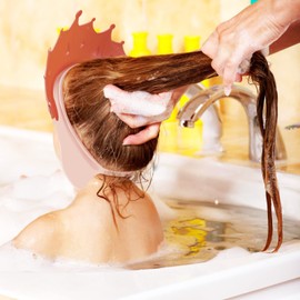 Romon Shower Cap Children, Hair Washing Child Protection, Soft Adjustable Hair Washing Aid for Toddlers, Babies, Children