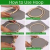 DIY Punch Needle Kits for Beginners Panda with Sunset with