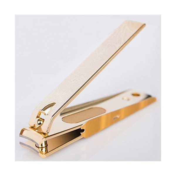 Flower Korea Genuine New Professional Heavy Duty Powerful Cutting Force Wide 4mm Jaw Gold Nail Clipper for Thicker Toenail,beauty for the Elderly ,Obesity ,pregnant Women,deformed Toenails, Athlete's Foot Toenail,