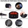 FEETMOR Portable Heating pad, Rechargeable Battery Powered, and Support The
