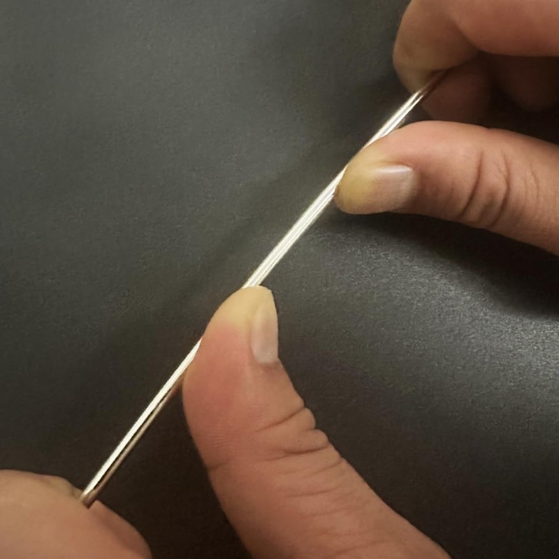 4"Professional Upholstery Needle 3mm Thickness, Big Eye Hand Sewing Needles