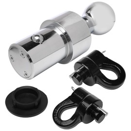 Puck System Gooseneck Hitch Kit by AA Ignition - 38,000 lbs. GTW, 2-5/16 Inch Ball - Compatible with Chevy, Ford, GMC, Nissan - Silverado, F250, F350, F450, Sierra, Titan - 60639-5th Wheel Package