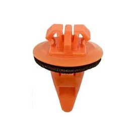 Auveco 20688 Orange Moulding Clip with Sealer, 17mm Head, for Toyota 75397-35010 (Qty: 4)
