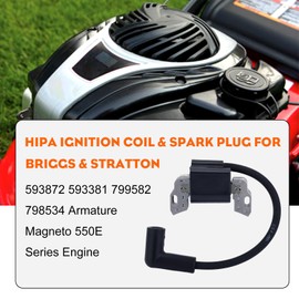 Hipa 593872 Ignition Coil for BS 593381 799582 798534 Armature Magneto