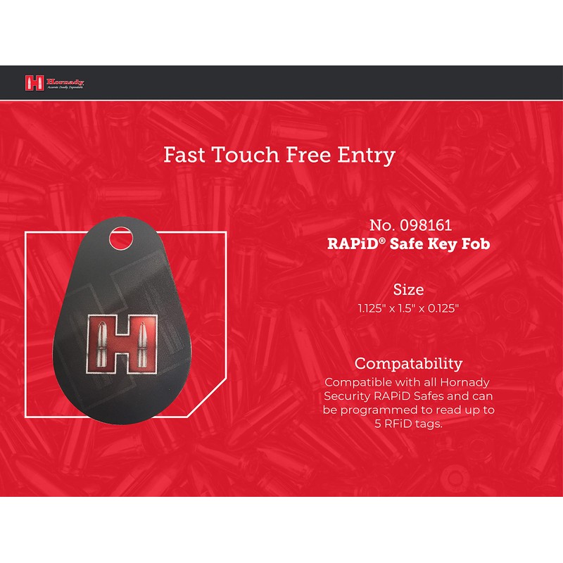 Hornady 98161 Rapid Safe Key Fob, 2-Pack