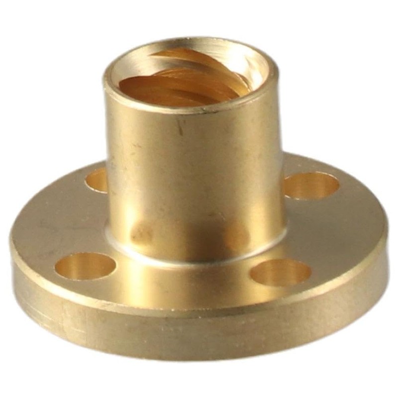Fudeshe 2PCS Lead Screw Brass Nut, T8 Lead Screw,Anti Backlash