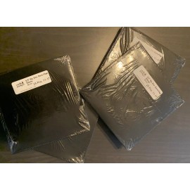 Unbranded Matte black 6 1/2 Square envelopes With Euro Flap