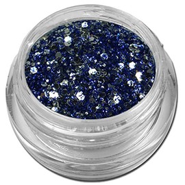 Glamour Mix Glitter Glitter Silver Powder Blue Nail Art