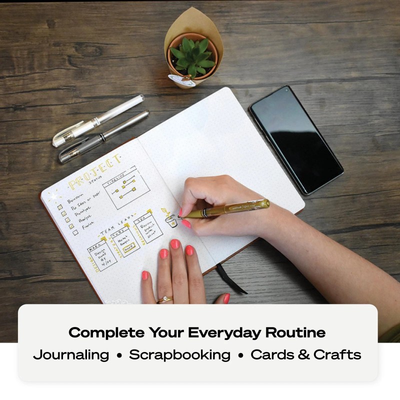 uni-ball uniball Impact Gel Pen, Stick, Medium 1 Mm, Silver