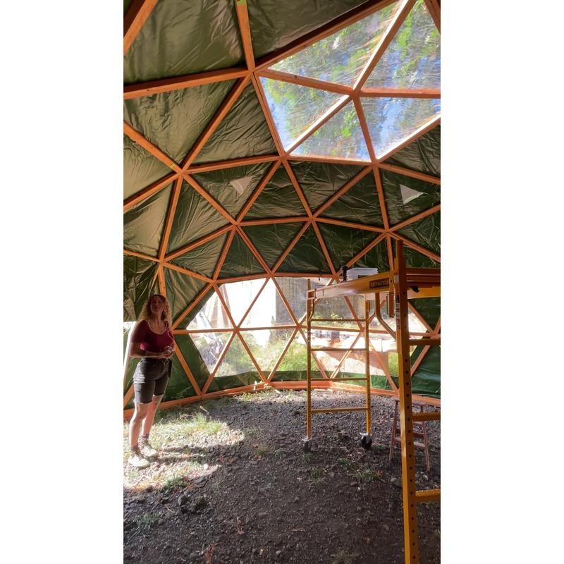 20ft / 6m Geodesic Dome DIY Build Plans NO HUBS
