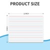 2pack 9x12 inches Dry Erase Board Lapboard Reusable Lined Erasable