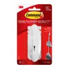 Command Large Wire Hook, White, Organize Damage-Free, Indoor Use, 1-Hook, 2-Strips, Organize Damage-Free