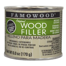 FamoWood 36141124 Original Wood Filler - 1/4 Pint, Maple