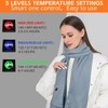 CLOVDREM Heated Scarf for Women,Men Rechargeable Heating Scarf for Neck