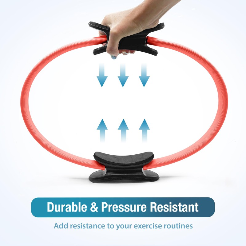Beenax Pilates Ring - Double Handle Exercise Circle, Fitness Magic
