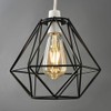 MiniSun Retro Style Black Metal Basket Cage Ceiling Pendant Light