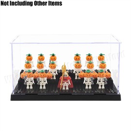 Tingacraft Acrylic Display Cabinet 240 x 140 x 120 mm Self-Assembly for Mini Figure (Black)