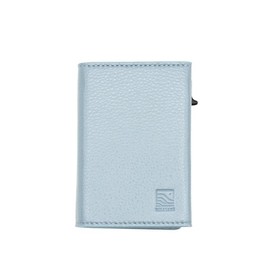 Savanna Wallet- Trifold Men's & Women's Wallet - Premium leather, modern design - Color: Navy