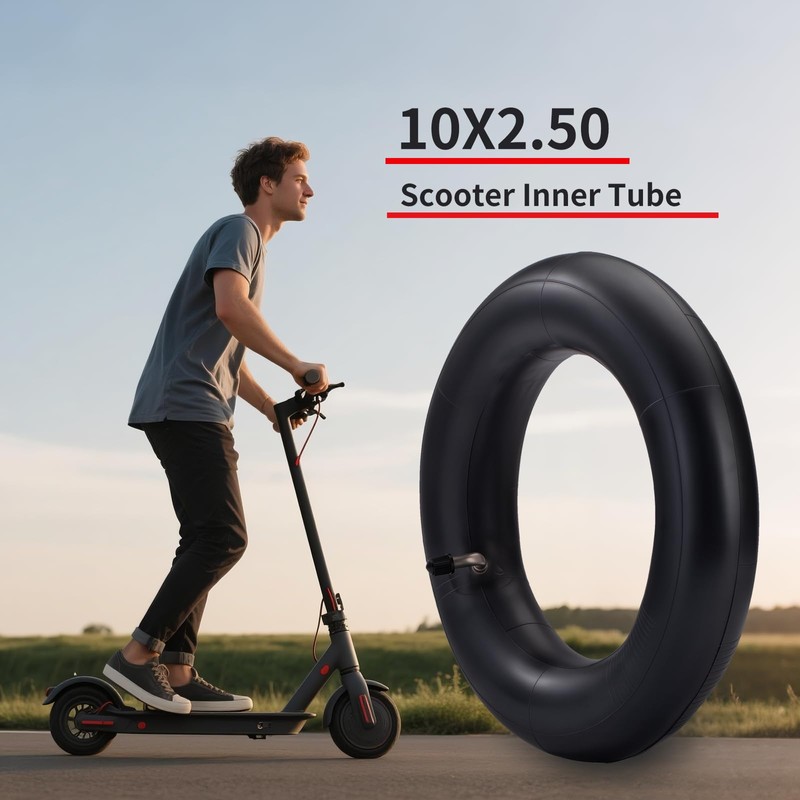 Heavy Duty 10x2.50 Thicker 40% Butyl Inner Tube with Valve