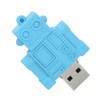 Cartoon U Disk Blue Robot Appearance High Speed Bulk Storage