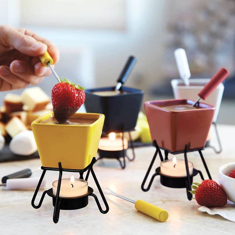 Mini Fondue Set of 4#35464