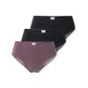 Schiesser Women's 3 Pack Rio Briefs with Lace Modern Multipacks