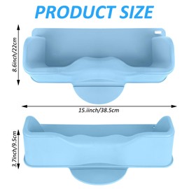 Sibosen Hair Washing Station for Kids Hair Washing Neck Pillow with Shampoo Brush, 15 x 8.6 x 3.7 Inches Ergonomic Kids Hairs Washing Station for Sink or Bathtub