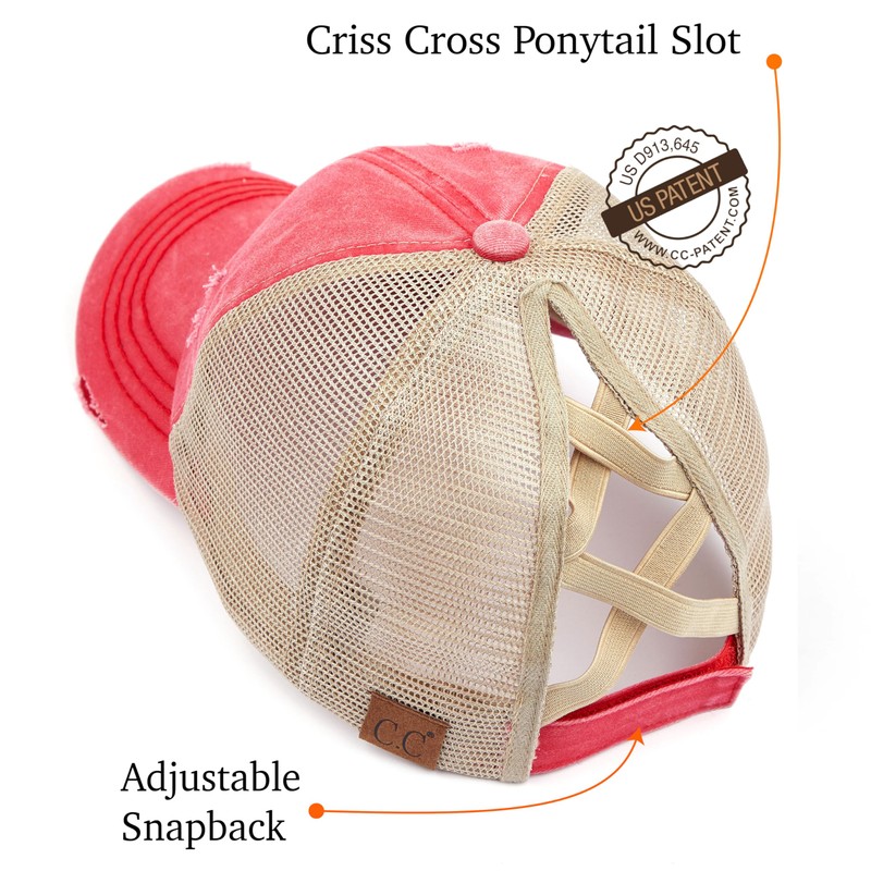 C.C Exclusives BT-780 - Gorra de béisbol de algodón desgastado