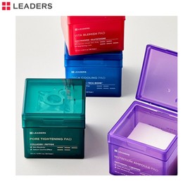 LEADERS Derma Toner Pad 150ml/60ea, Type:Teca Cooling
