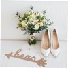 Mipcase 3sets His and Hers Wedding Chair Sign Decor for