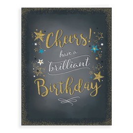 Piccadilly Greetings Modern Male Birthday Card - 8 x 6 inches