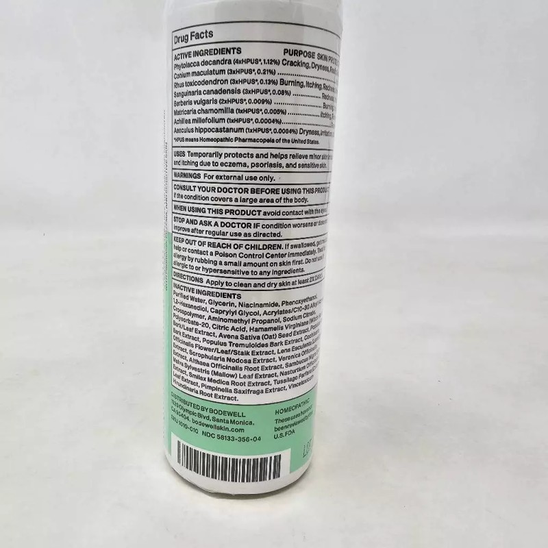 BODEWELL LIGHT SERUM 4.0 OZ ECZEMA PSORIASIS SENSITIVE SKIN RELIEF